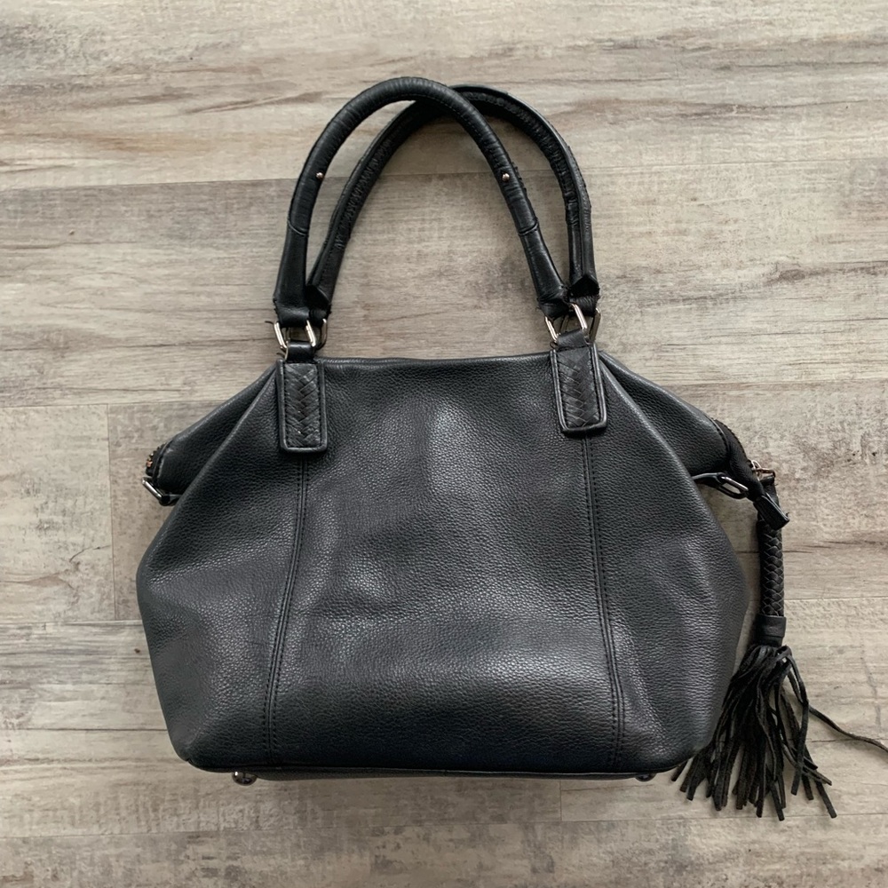 Steve Madden Black Leather Handbag